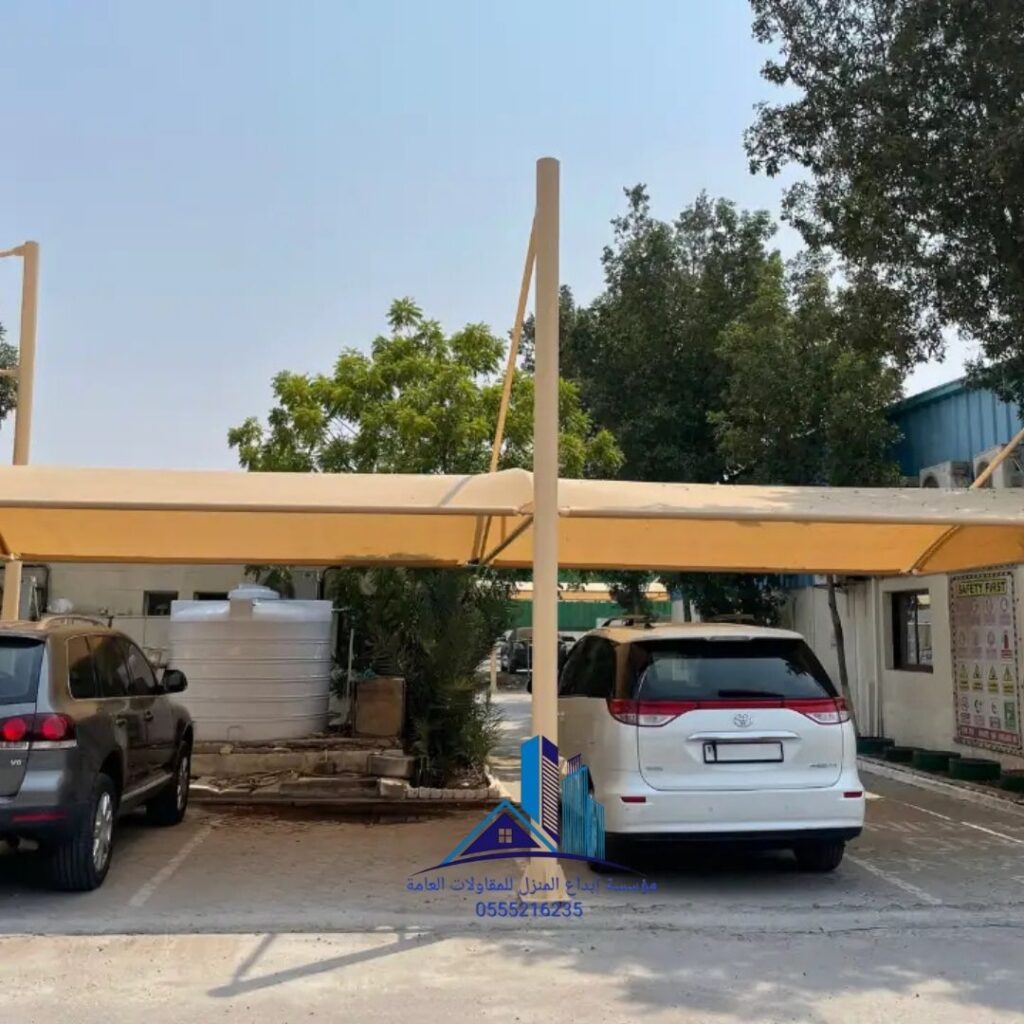 تركيب مظلات سيارات فاخرة ومتينة مظلات القماش المتميزة