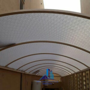 مظلات بولي كربونيت شفاف الدمام حماية شاملة