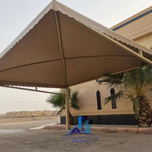 تصميم مظلات خارجية مميزة للمنازل والفلل للحماية من العوامل الجوية