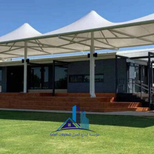 أحدث عروض مظلات السيارات والحدائق الدمام مظلات السيارات الجمالونية (Gable)