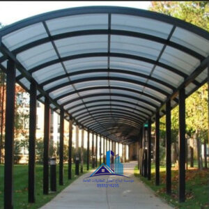 مظلات بولي كربونيت شفاف الدمام تحسين المساحات