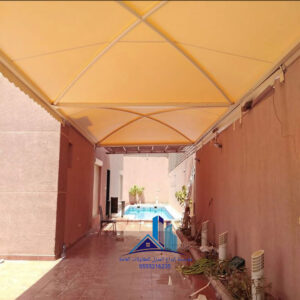 تصميم مظلات خارجية مميزة للمنازل والفلل الاستفادة من المساحات المهملة