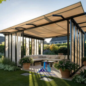 مظلات برجولات حدائق خشبية ومعدنية الدمام أحدث التصاميم لمظلات برجولات الحدائق