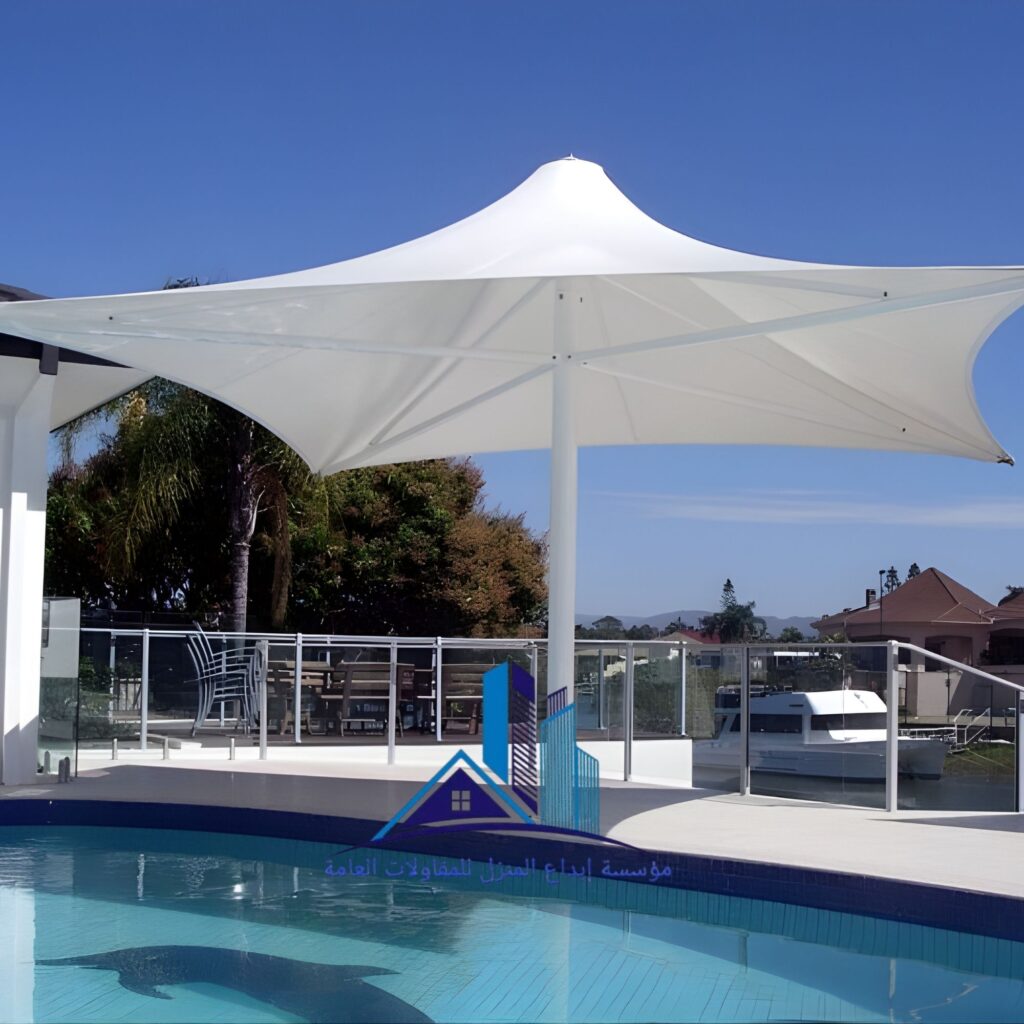 تركيب مظلات مسابح أفضل انواع المظلات
