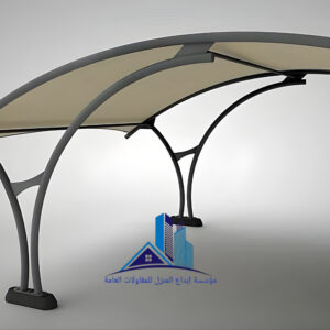 أفضل شركة مظلات سيارات في الدمام 2026 مظلات البولي كربونيت الثابتة (الملك المتوج)