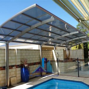 مظلات البولي كاربونيت| تركيب مظلات مسابح أفضل انواع المظلات