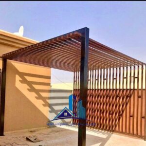 مظلات الخشب الصناعي (WPC) | مظلات حدائق حديثة بأشكال جذابة الشرقية